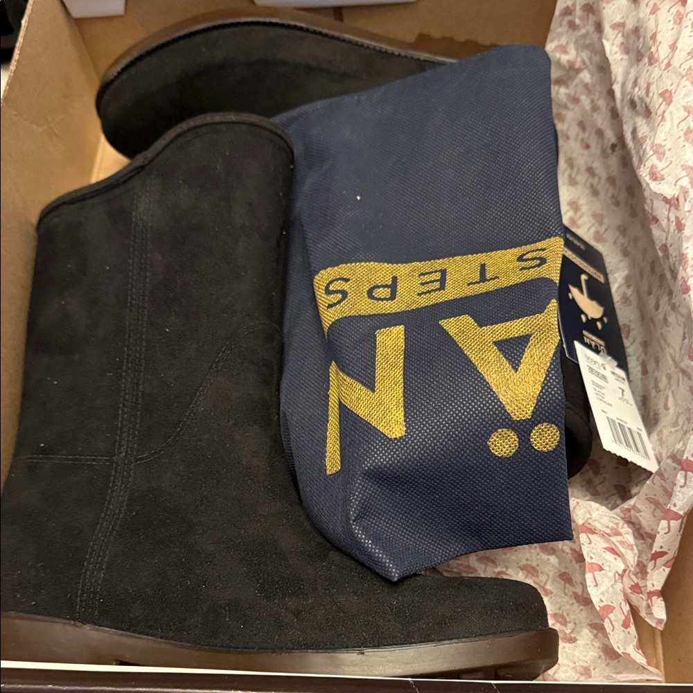 Black Suede Boots